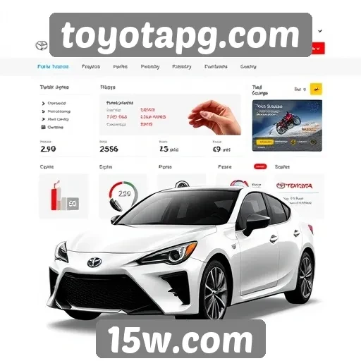 Análise da interface de usuário do site toyotapg